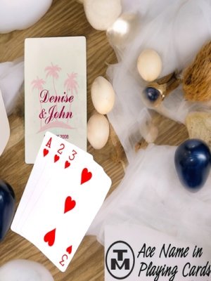 anniversary gift playing cards