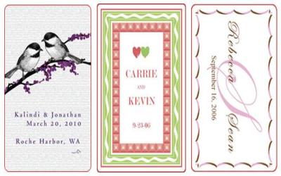 personalized deck of cards wedding